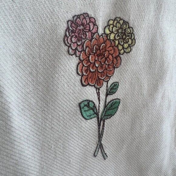 Disney Epcot Flower & Garden Festival Button Down Oversized Shirt Jacket Med NWT - Picture 9 of 10